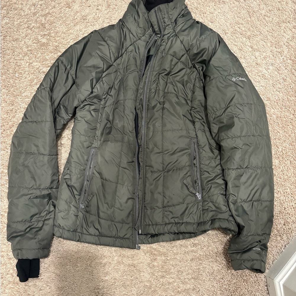 Columbia Dark Olive Quilted Jacket